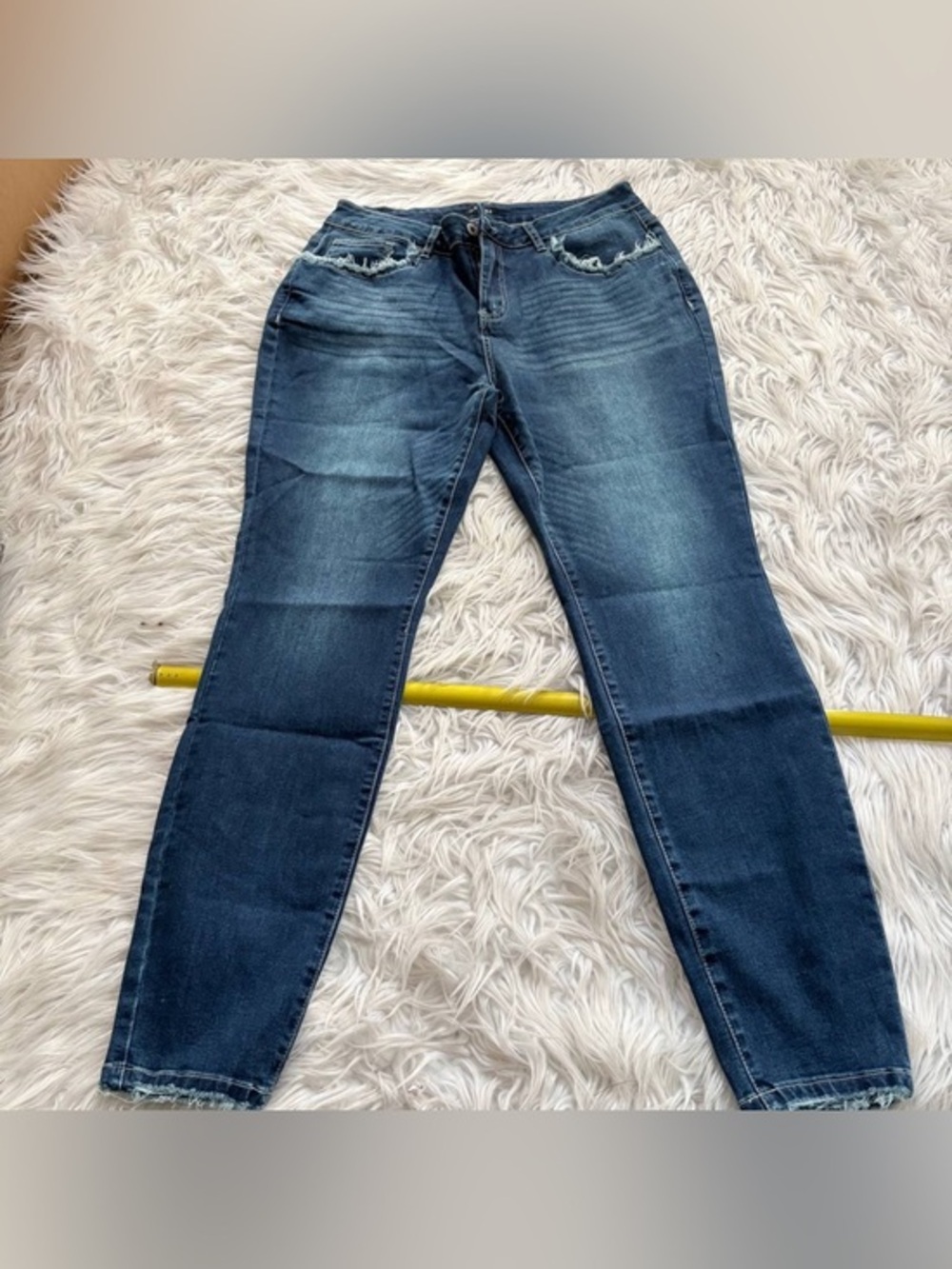 Flamingals skinny leg stretchy denim jeans size XL FG12-22